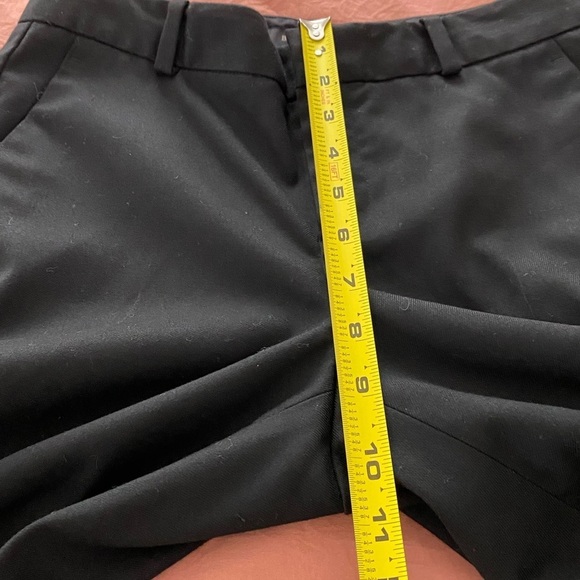 Banana Republic Factory Avery Straight Pants, Size 2, Black Dress Pants - Picture 11 of 12